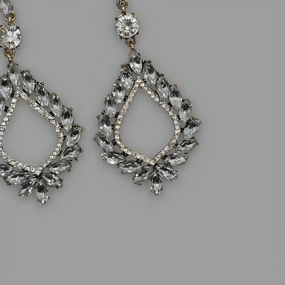 NōIR Crystal Drop Earrings