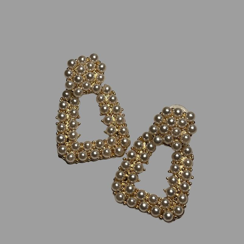 VERSAILLES Pearl Studded Drop Earrings