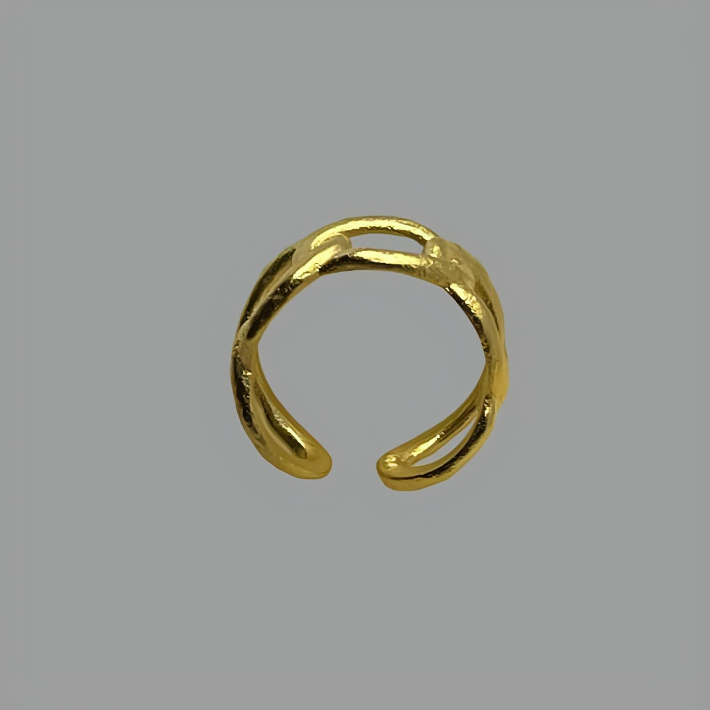 18K Gold Plated Petal Ring