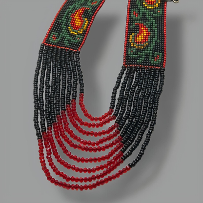 Beaded Multi Layered Necklace