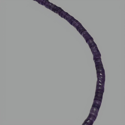 Amethyst and Pearl Necklace 36cm (14")