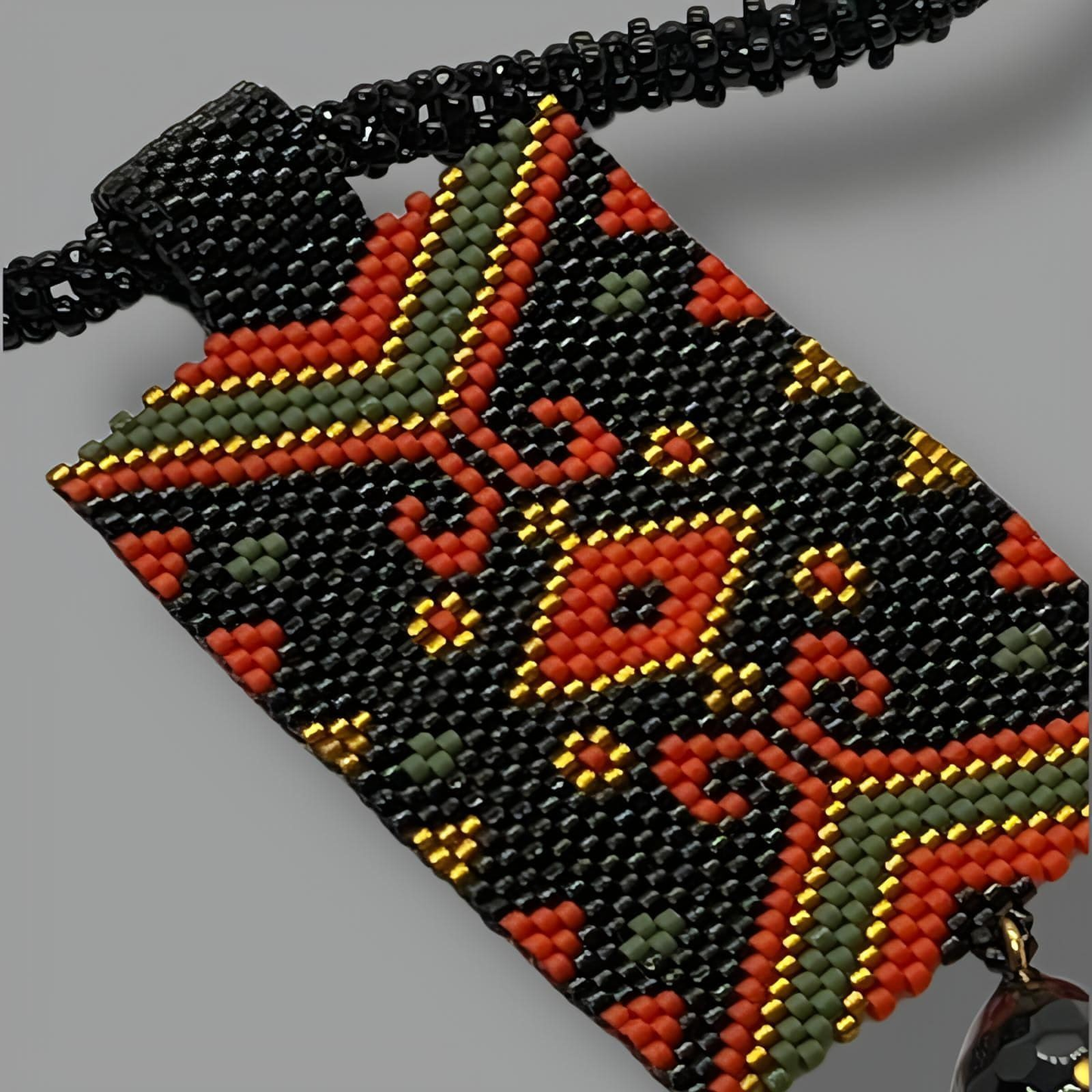 Aztec Weave Pendant Necklace