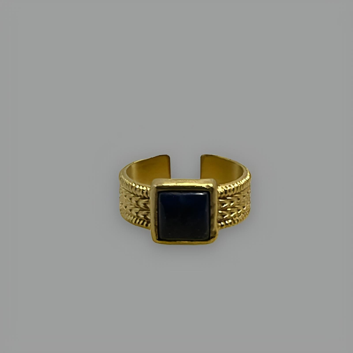 18K Gold Plated Signet Ring