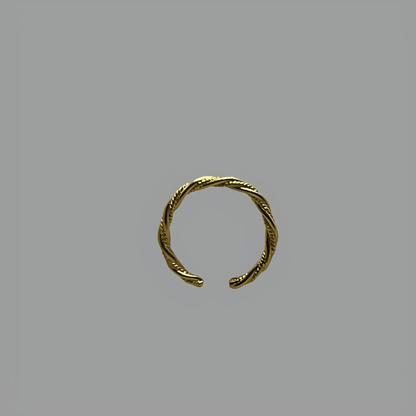 18K Gold Plated Sol Ring