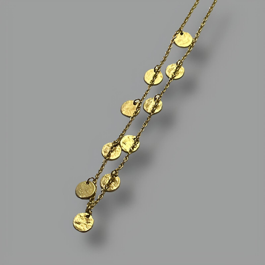 18K Gold Plated Shades of Sea Necklace 42cm (16.5")