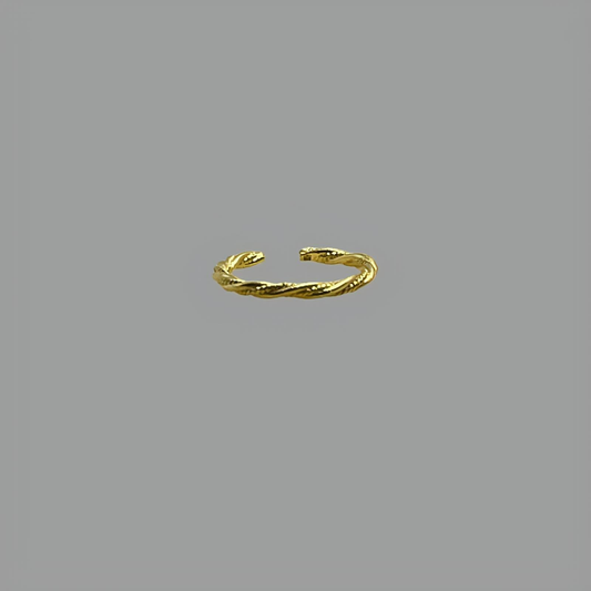 18K Gold Plated Sol Ring