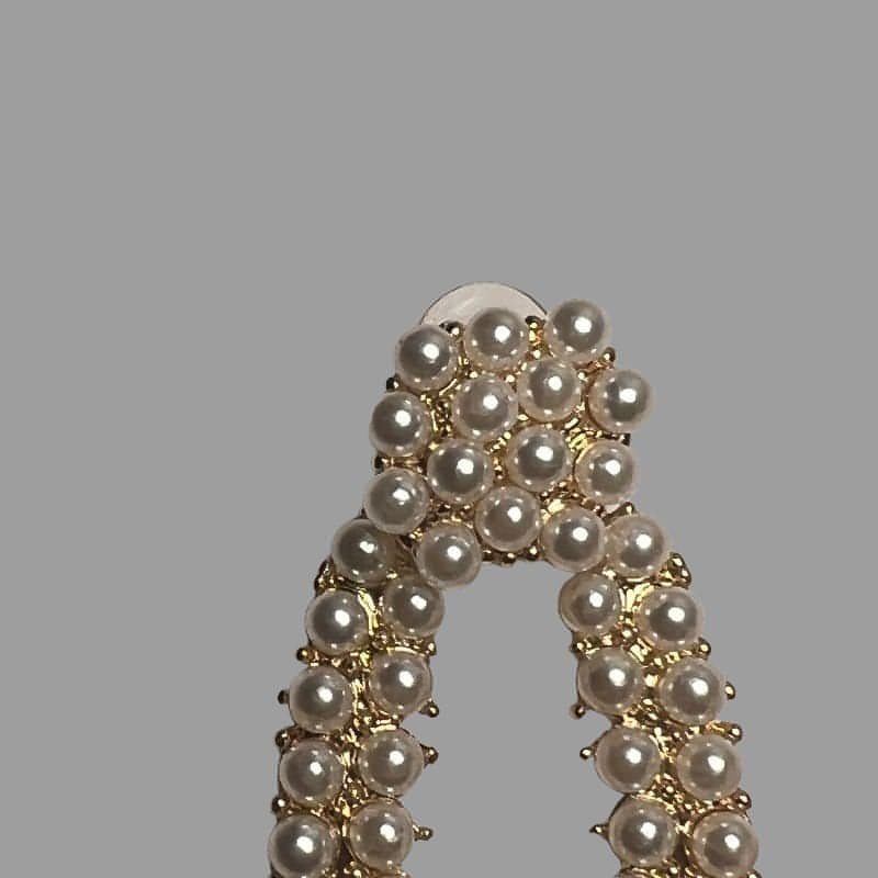 VERSAILLES Pearl Studded Drop Earrings