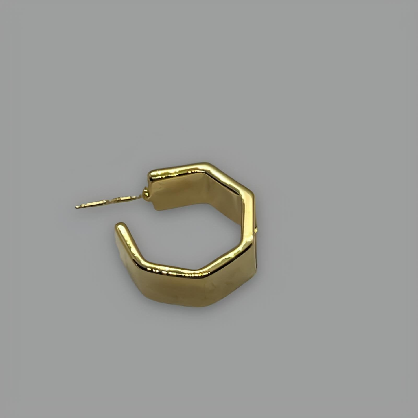 GōLD Enamel Hoop Earrings