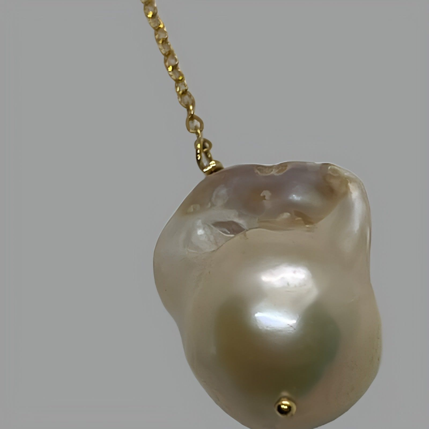 Long Drop Baroque Pearl Earrings