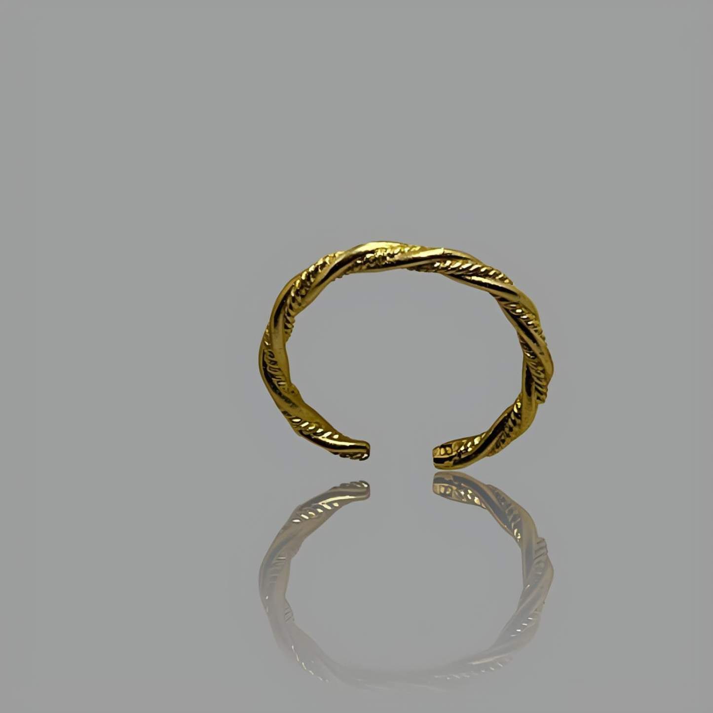 18K Gold Plated Sol Ring