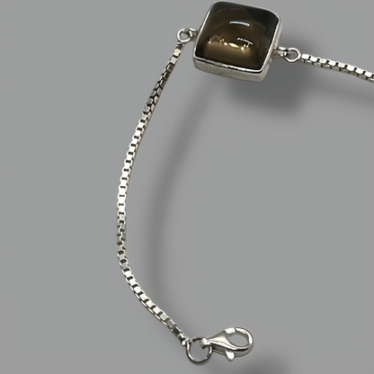 Smoky Quartz Bracelet 16.5 cm (6.5" )