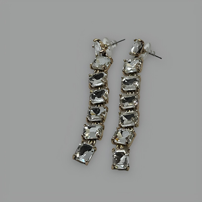 NōIR Drop Crystal Earrings