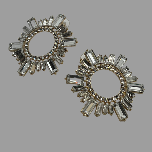 NōIR Mirror Crystal Earrings