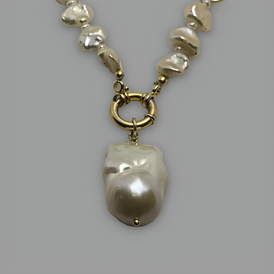 Pearl Drop Necklace 41cm (16")