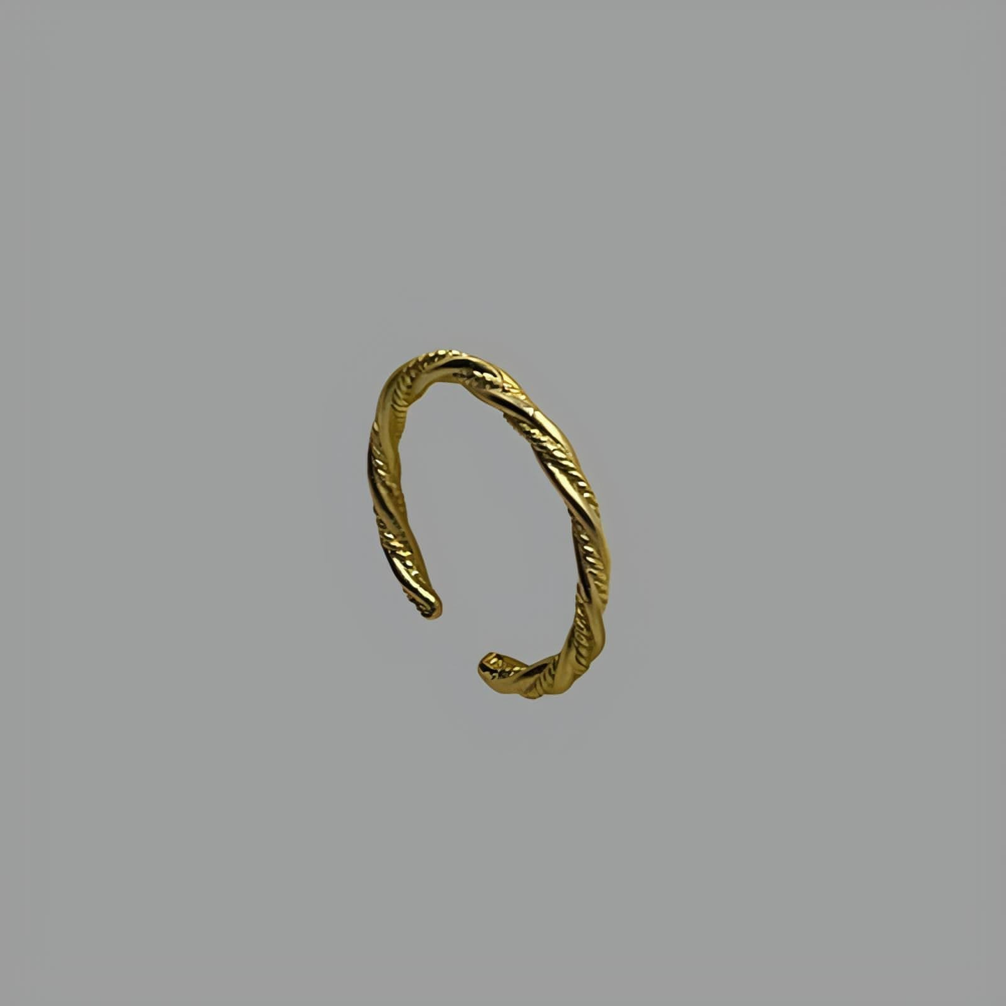 18K Gold Plated Sol Ring