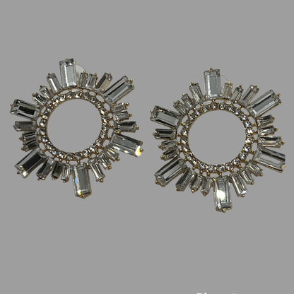 NōIR Mirror Crystal Earrings