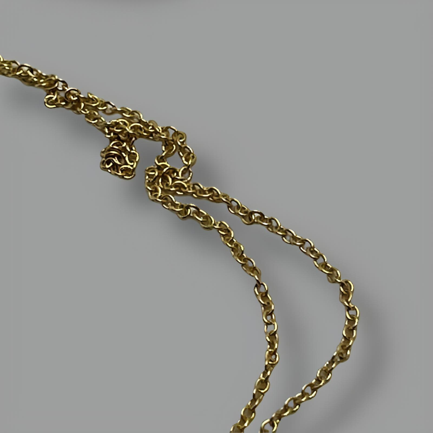 18K Gold Plated Omega Necklace 43cm (16.9")