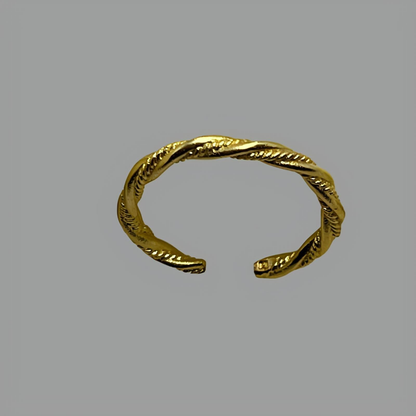 18K Gold Plated Sol Ring