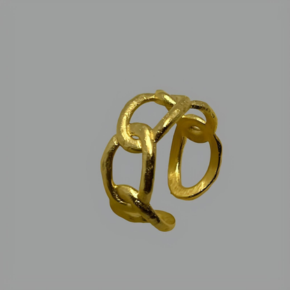 18K Gold Plated Petal Ring