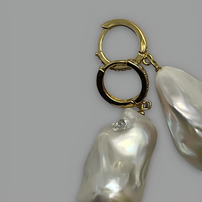 Baroque Pearl Drop Earrings