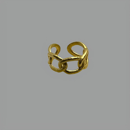 18K Gold Plated Petal Ring