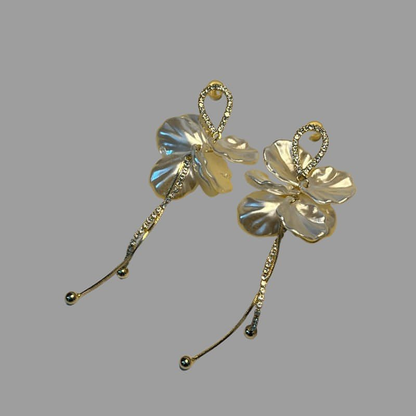 VERSAILLES Floral Petal Drop Earrings