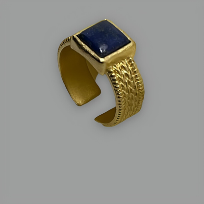 18K Gold Plated Signet Ring