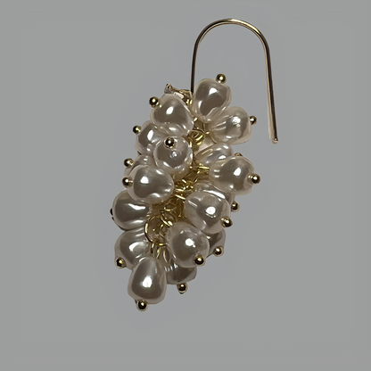 VERSAILLES Pearl Rhinestone Drop Earrings