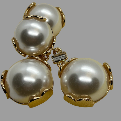 VERSAILLES Large Pearl Drop Earrings