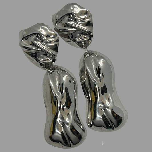 Gōld Water Flow Drop Earrings